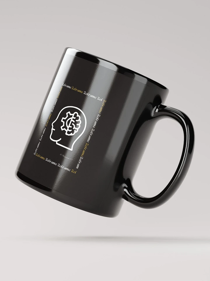 Reframe. Ceramic Mug (Black) product image (4)