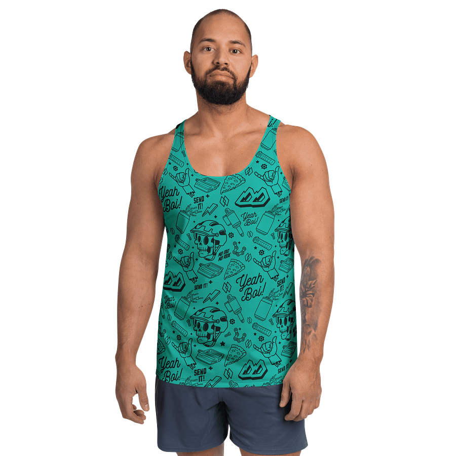 Dropn Diamondz Tank Green product image (1)