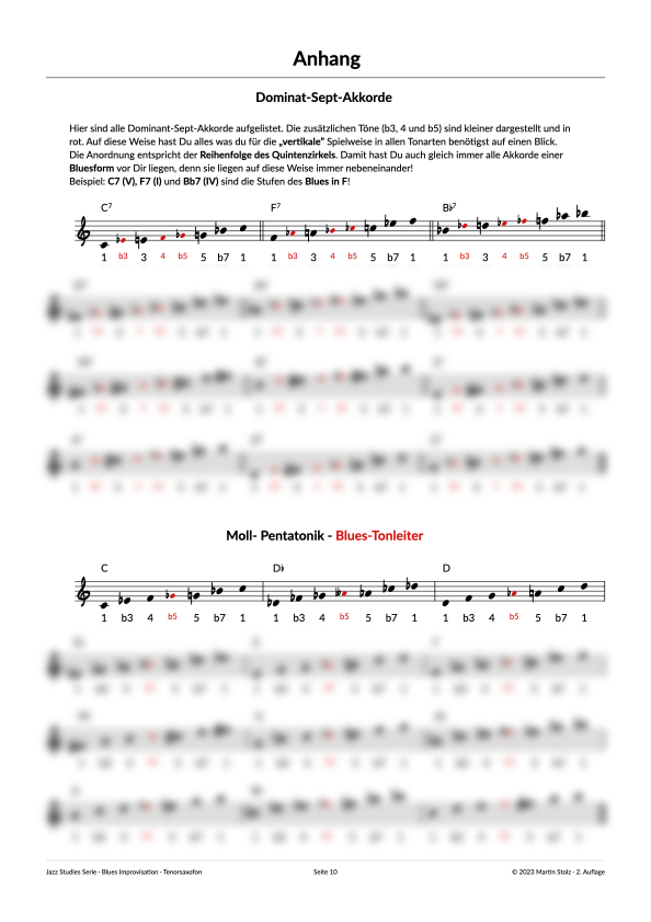 7 Schritte zum perfekten Blues Solo - Tenorsax product image (10)