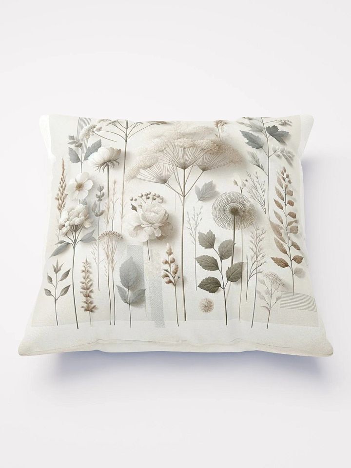 Serenity in Bloom: Scandinavian & Provençal Style Accent Pillow product image (2)