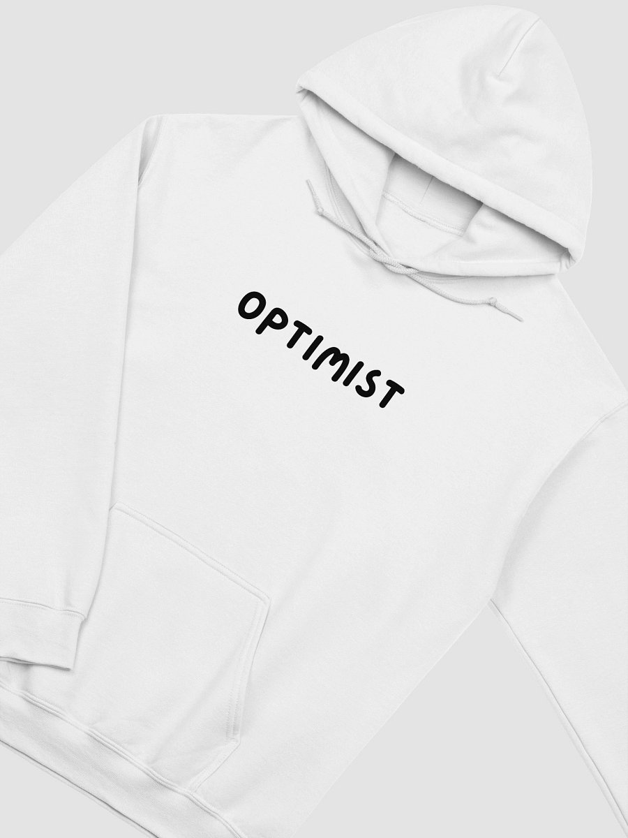 "OPTIMIST” Upbeat Unisex Hoodie product image (3)