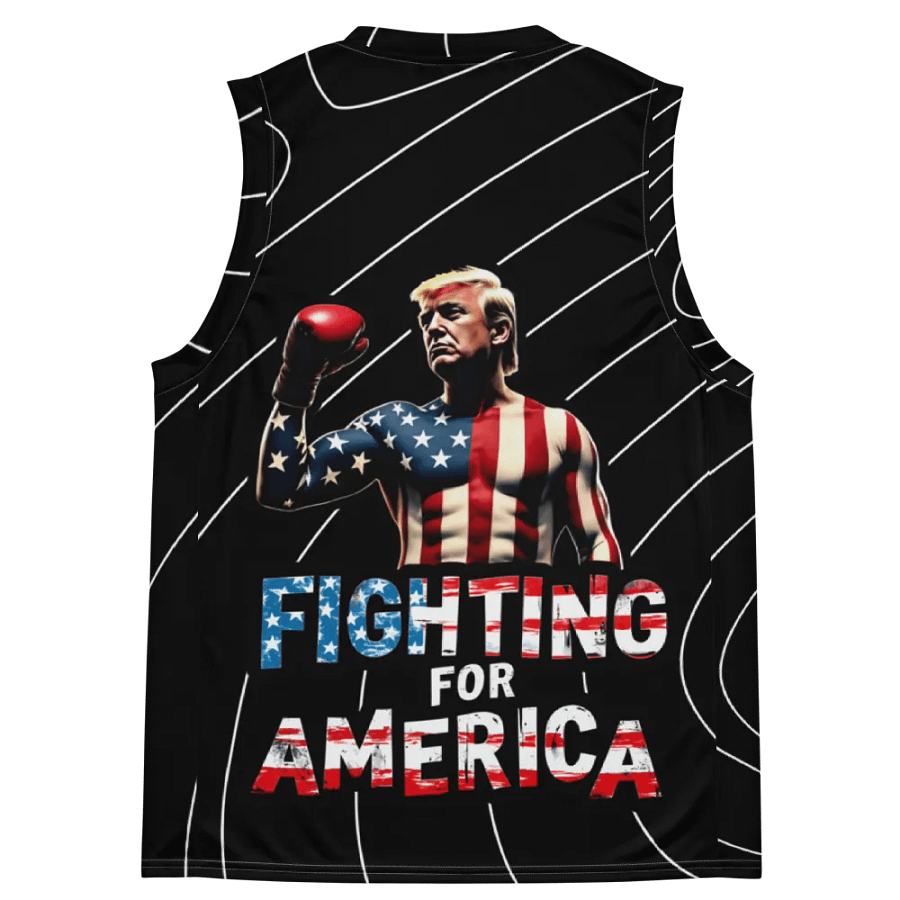 Basketball Jersey: Trump, Fighting for America product image (5)