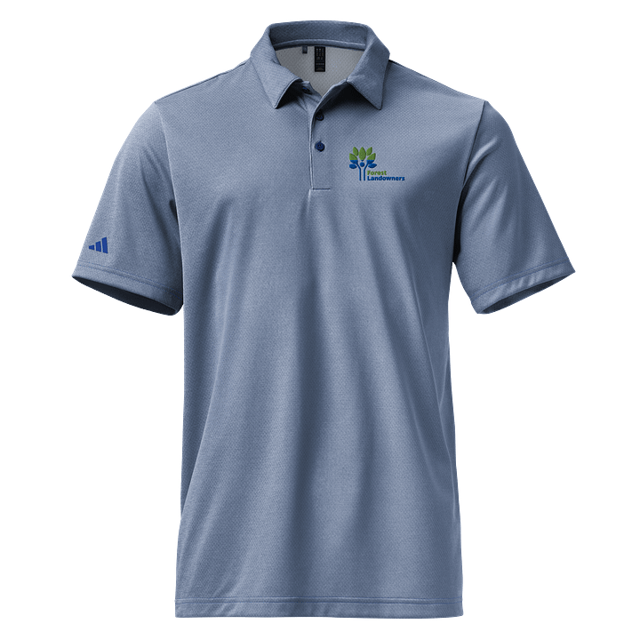 Light Blue FLA logo Adidas Polo product image (1)