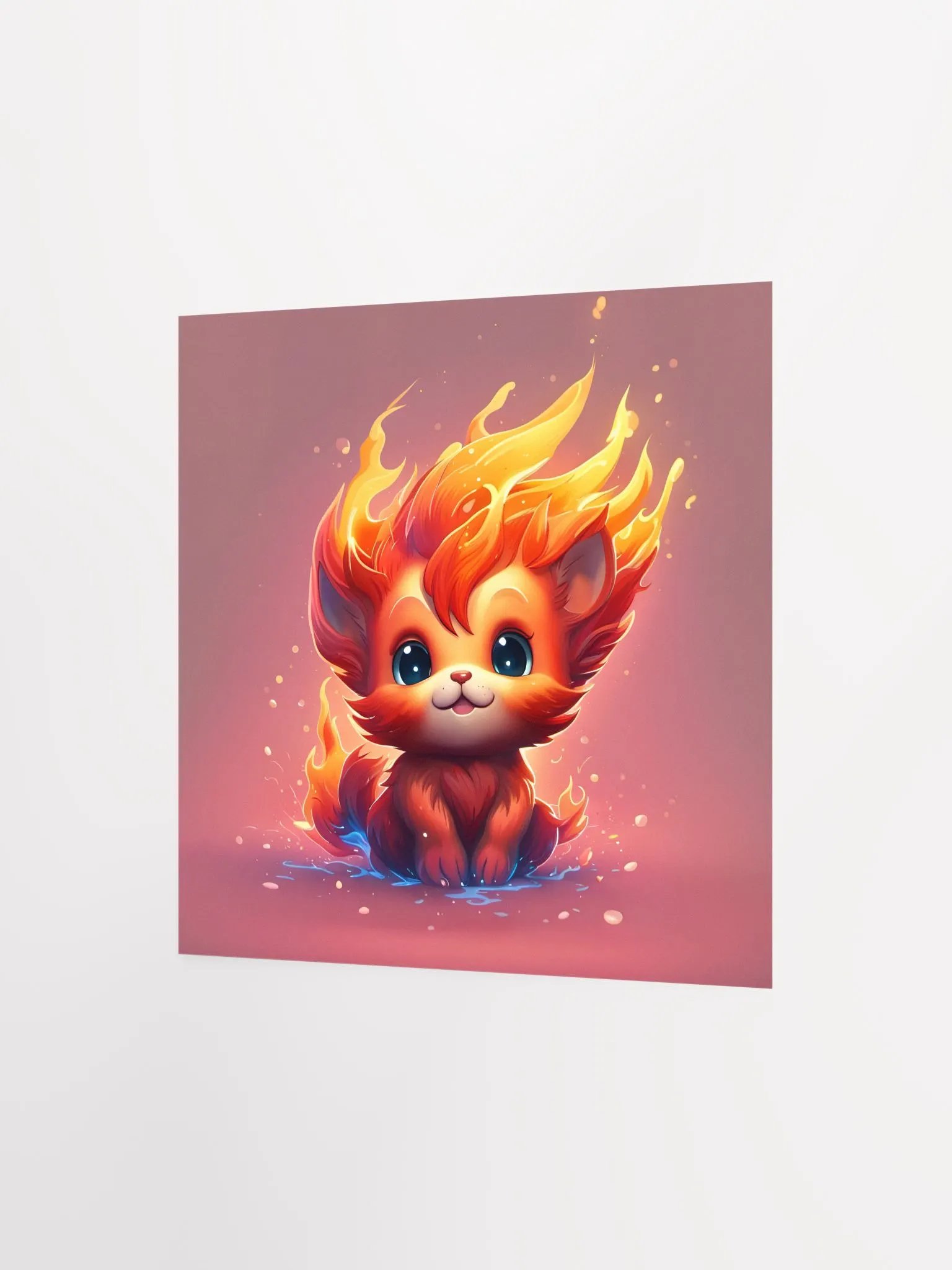 Fire Cat Poster product image (2)