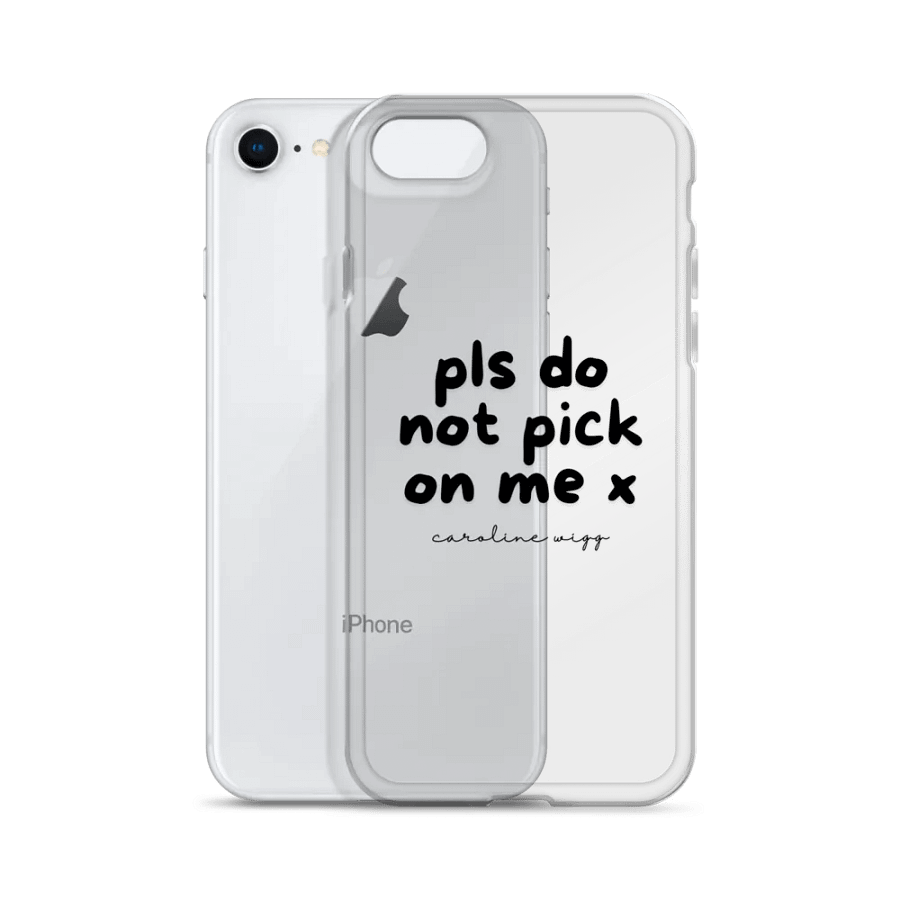 Don't Pick Me iPhone® Clear Case product image (2)