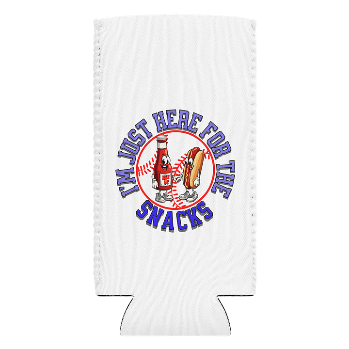 Im Just Here For The Snacks Baseball Buddies Can Cooler product image (1)