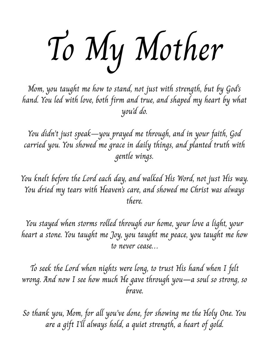 To My Mother product image (2)