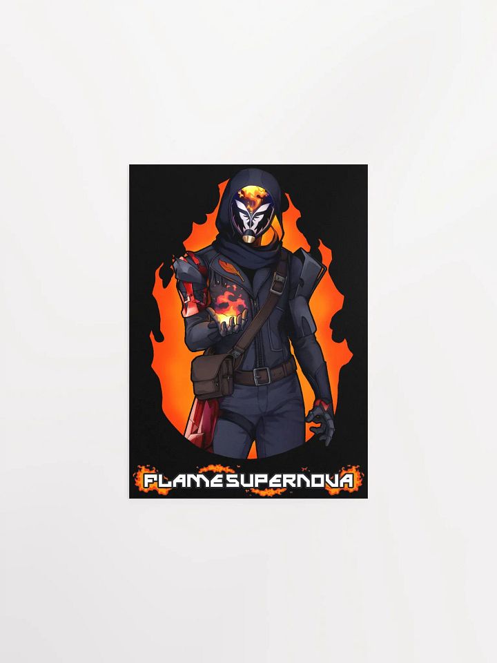 Flame Supernova Original Poster (Black) product image (1)