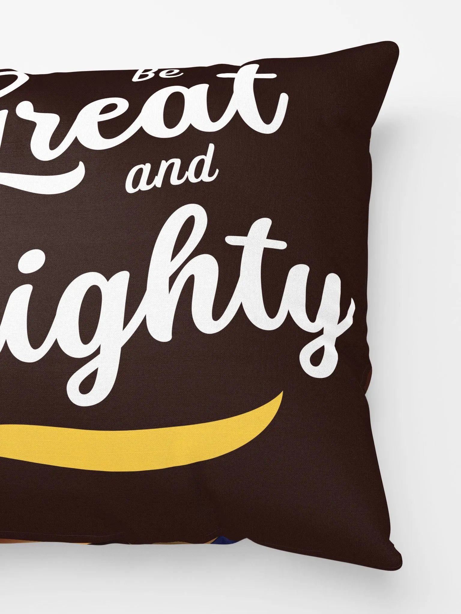 Be Great & Mighty Throw Pillow product image (4)