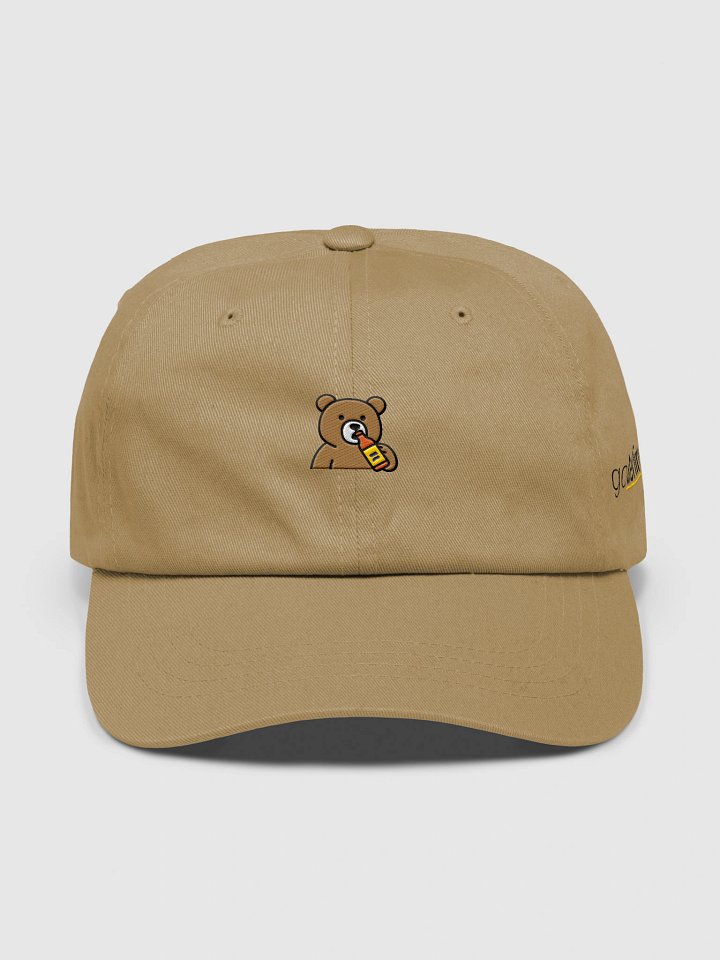 Berlin Bear Drinking Club Mate Embroidered Classic Dad Hat product image (1)