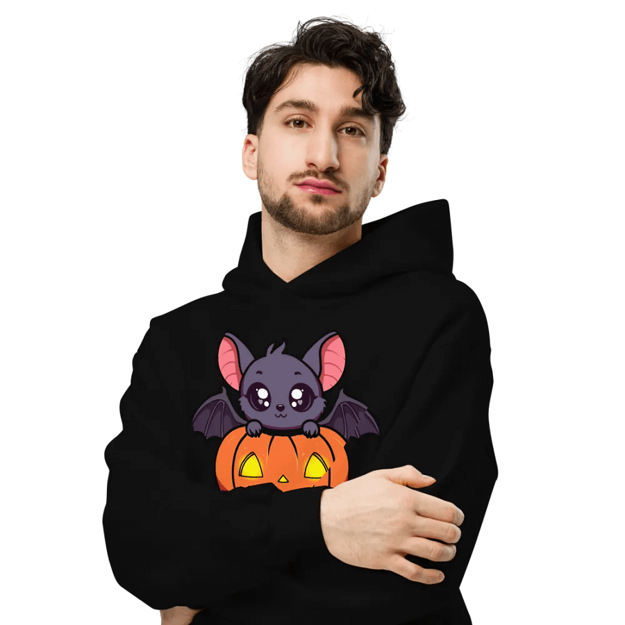 Glowing Jack-O'-Lantern Bat Hoodie product image (6)