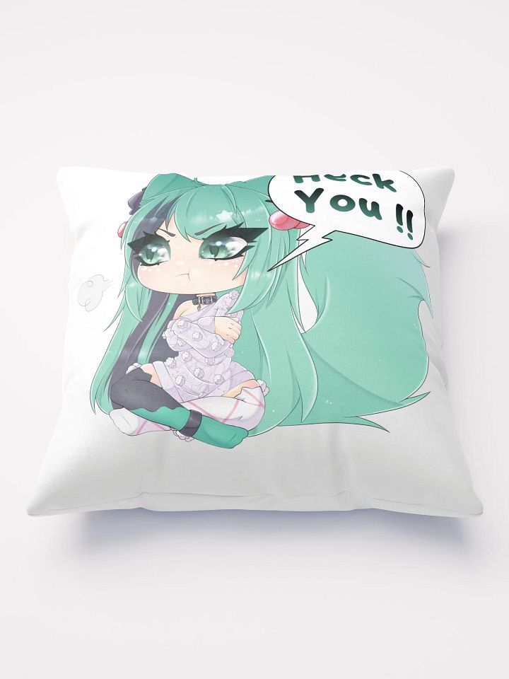 Mintzey ''Heck You!'' Chibi Pout Double Sided Pillow product image (2)