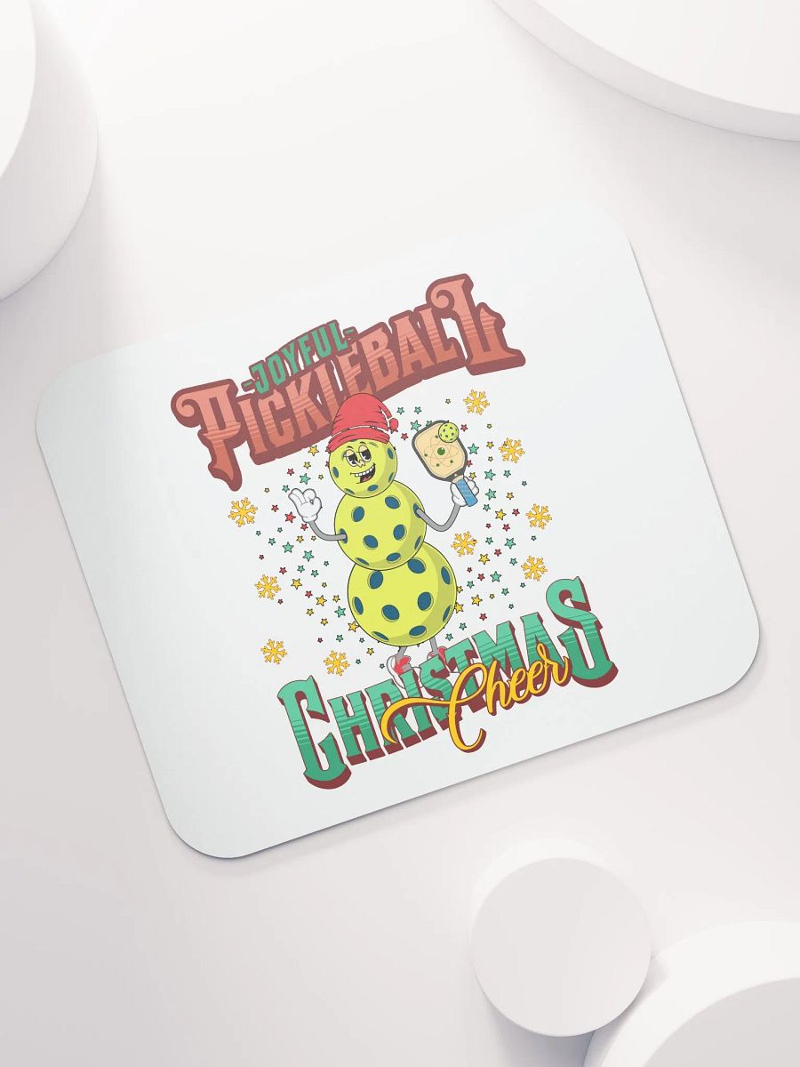 Joyful Pickleball Christmas Cheer Snowman Paddle Mouse Pad product image (5)