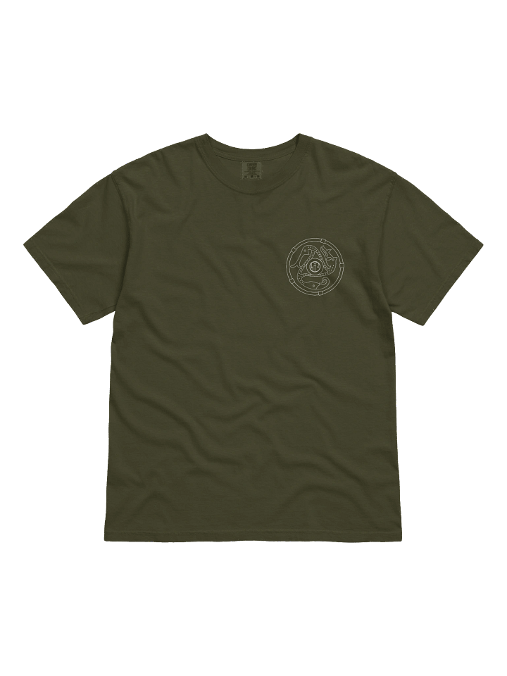 Saxon god heads motif - Heavy cotton shirt product image (2)