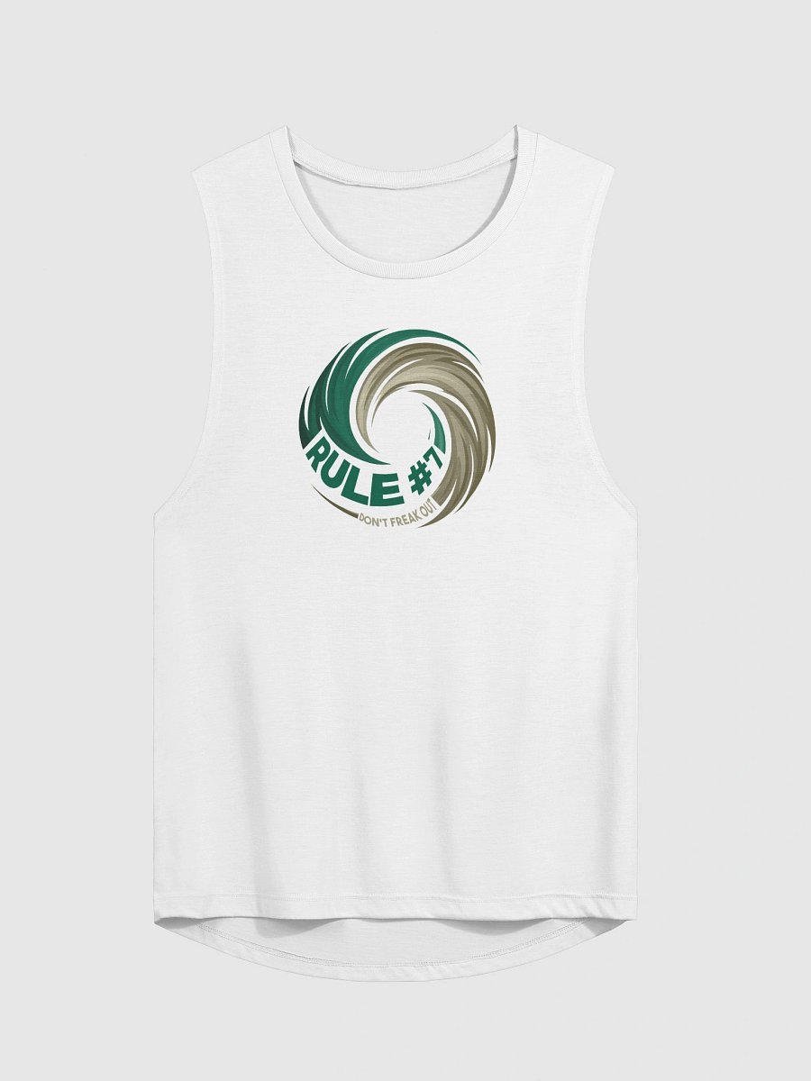 Rule #7 Flowy Muscle Tank Green and Gold product image (22)