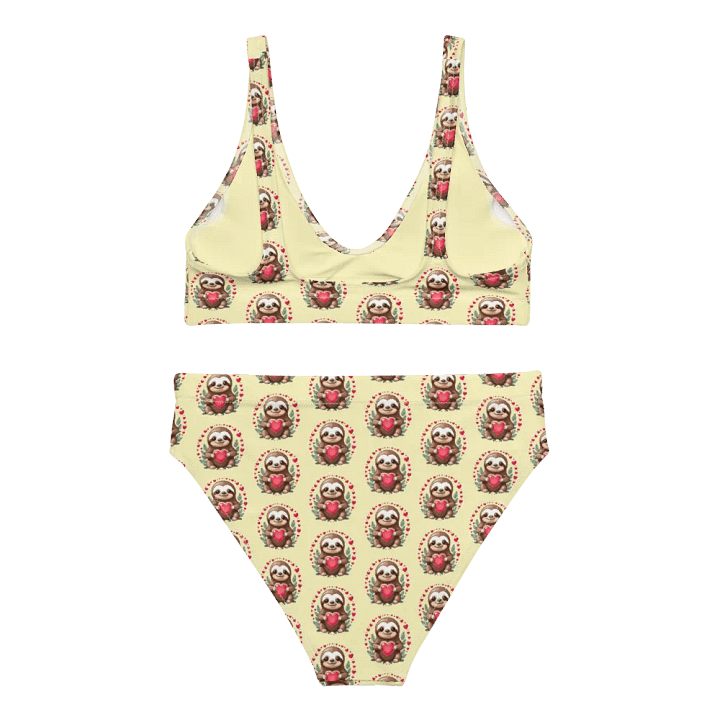 Sloth Love Circle High Waist Bikini Set product image (2)
