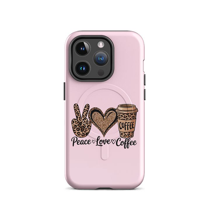 Peace, Love, Coffee MagSafe® iPhone Case product image (37)