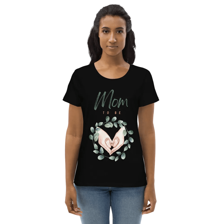 Mom-To-Be Watercolor Love Tee product image (13)