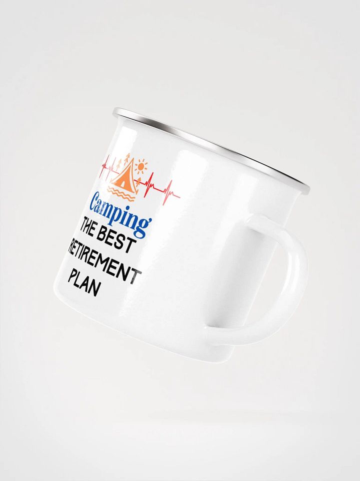Camping Awaits Enamel Mug product image (2)