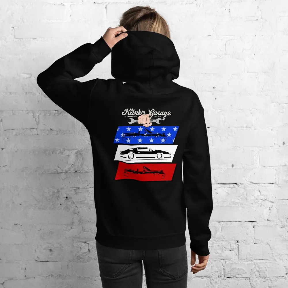 Klink's Garage embroidered Hoodie. product image (7)