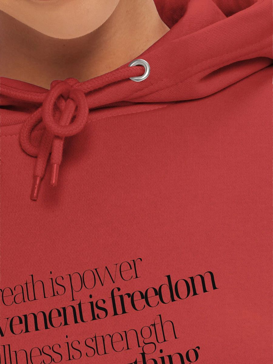 Breath is Power Unisex Hoodie product image (5)