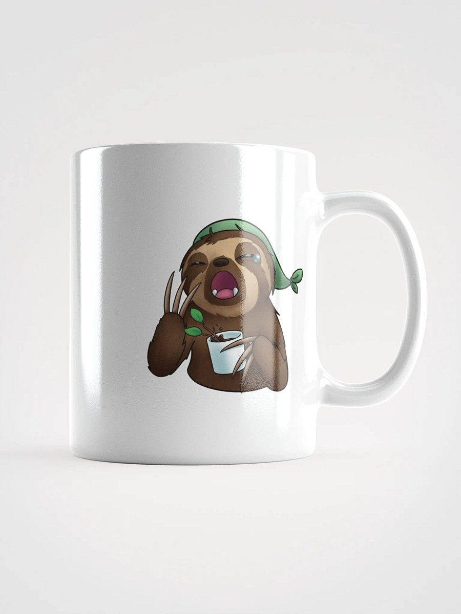 Slothville Yawn White Glossy Mug product image (16)