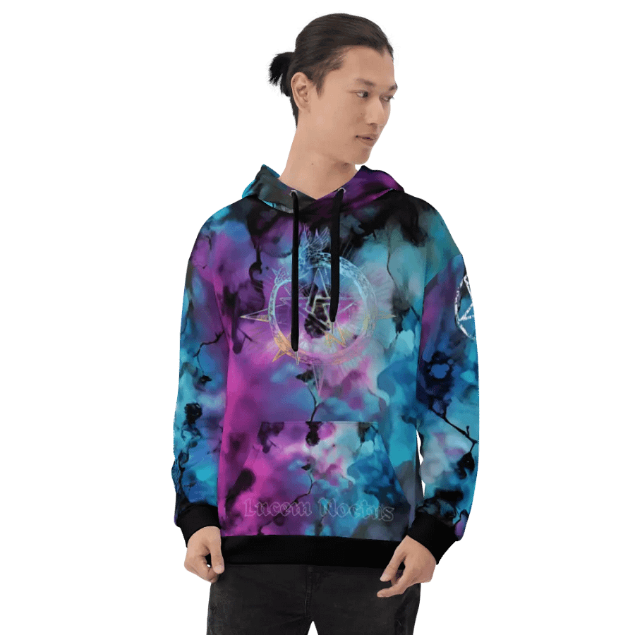 TIEDYE4GOTHIC STAR HOODIE product image (8)