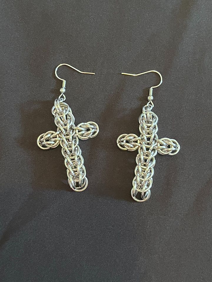 Cross Earrings product image (2)