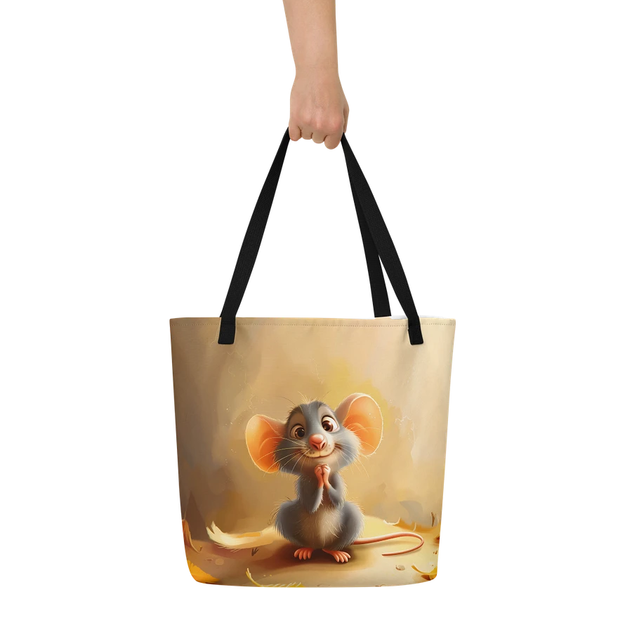 Tote Bag: Cute Mouse Adorable Animal Trendy Art Style Design product image (9)