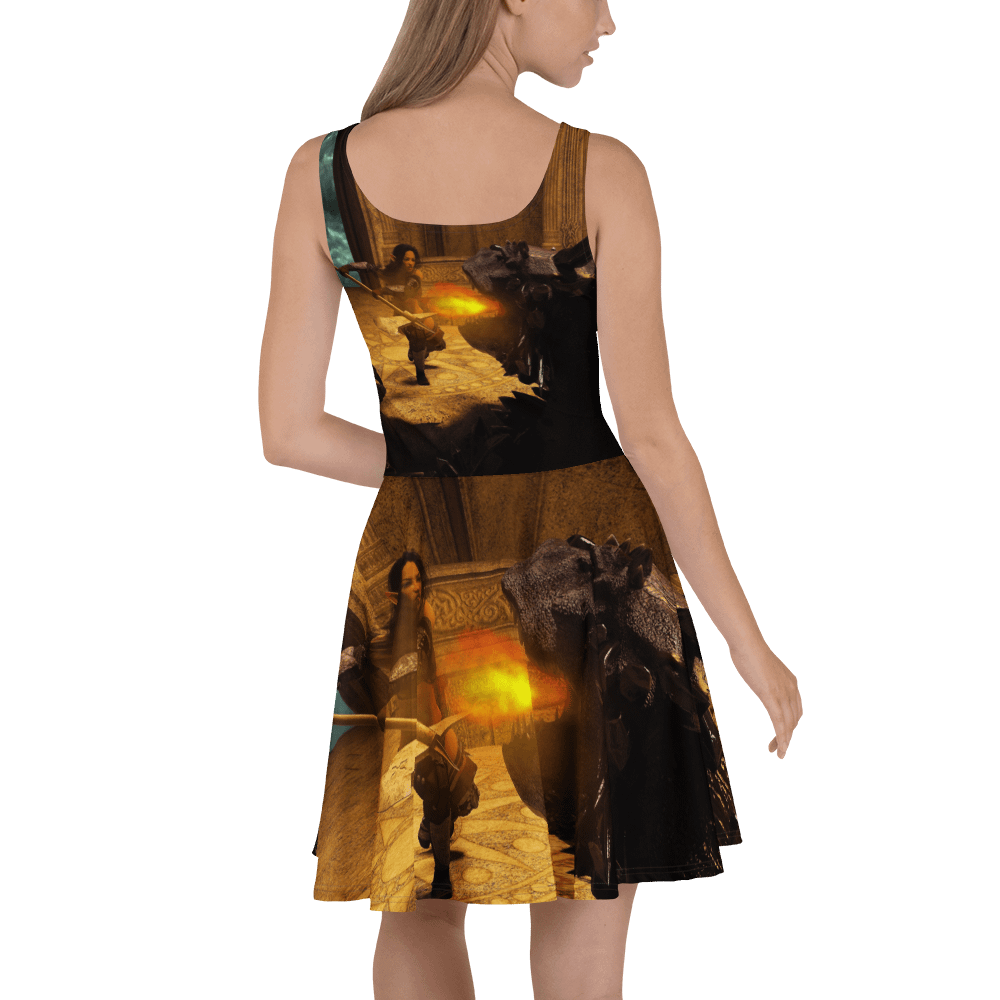 'Elven Stories - Warriors Cry Too' Skater Dress product image (4)