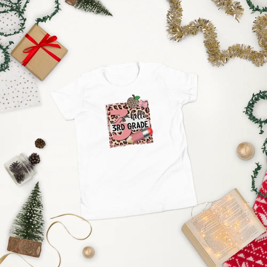 Leopard Print 3rd Grade Welcome T-Shirt product image (4)
