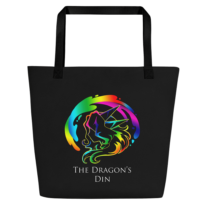 The Dragon's Din Logo Tote w/ Pocket product image (1)