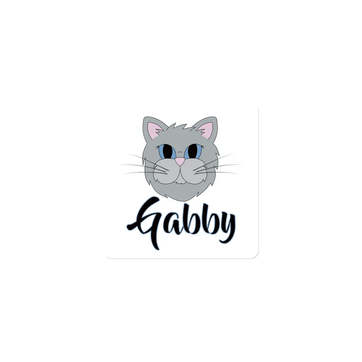 Gabby the Cat Die-Cut Magnet product image (1)
