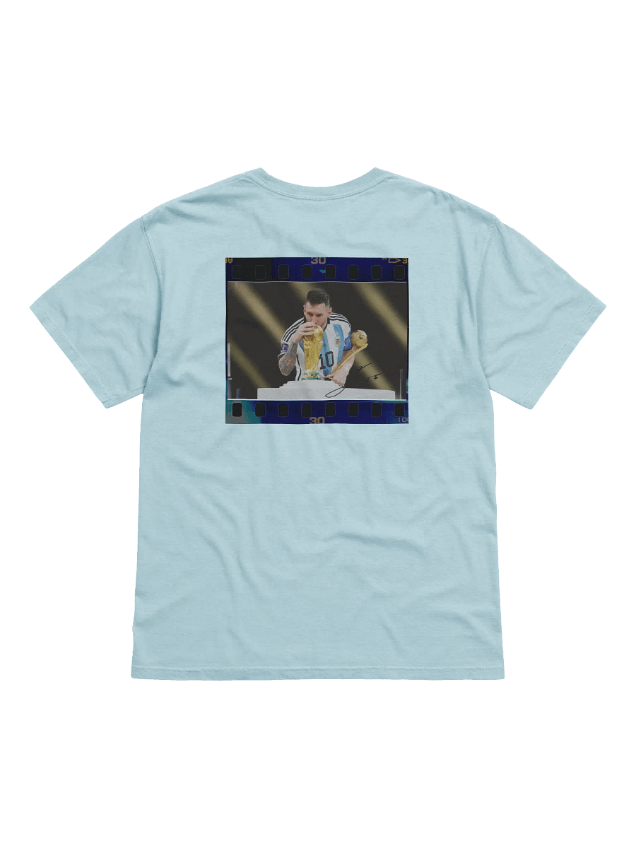 T-Shirt "There's 🐐 on my back (Messi edition)" from collection 🐐's product image (2)
