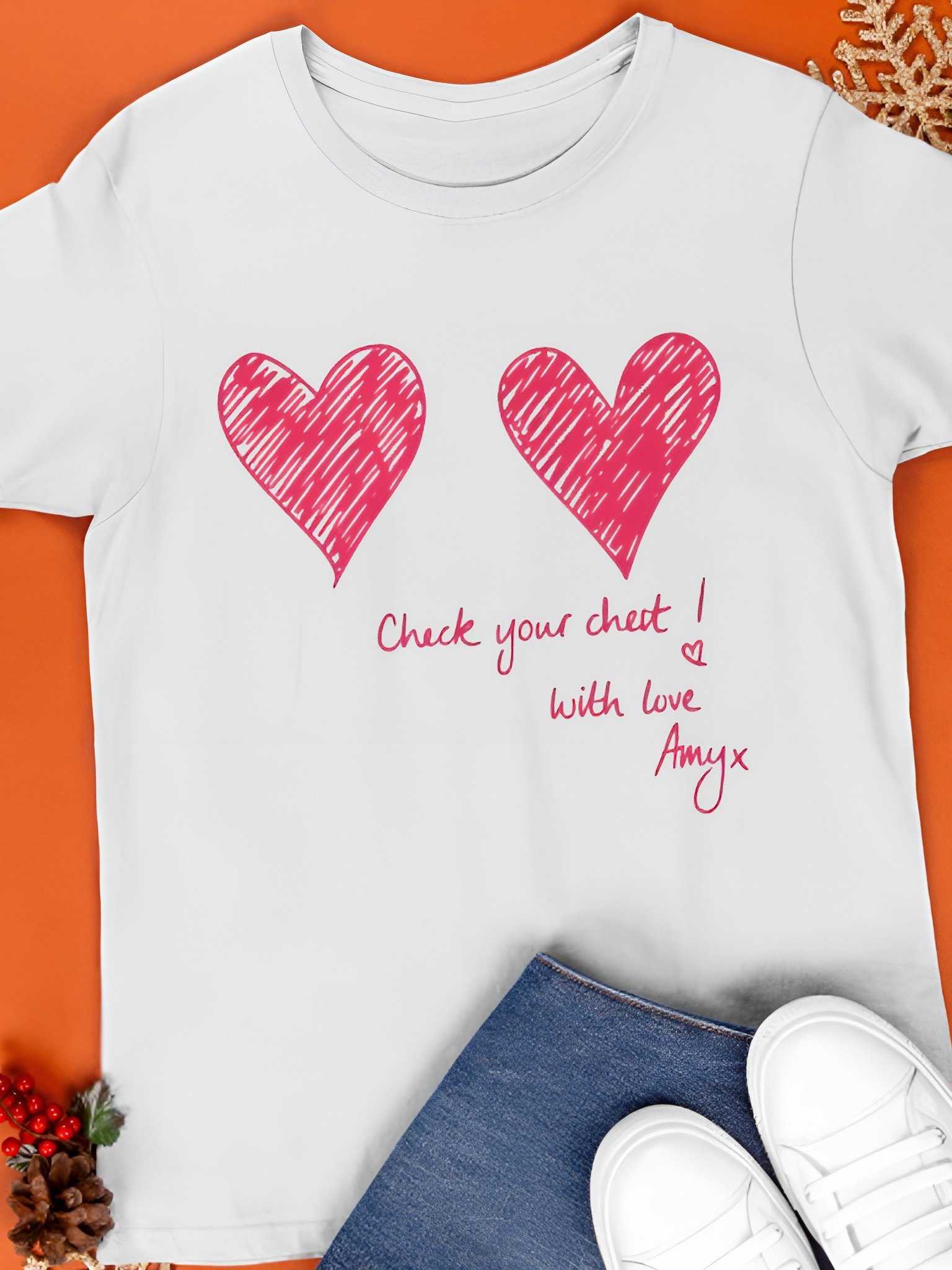 Breast Cancer Awareness Shirt Check Your Chest Shirt product image (1)