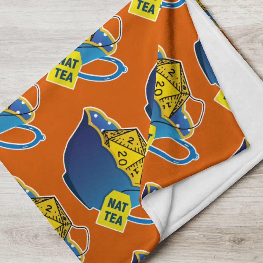 NatTEA_20 Logo Throw Blanket product image (5)