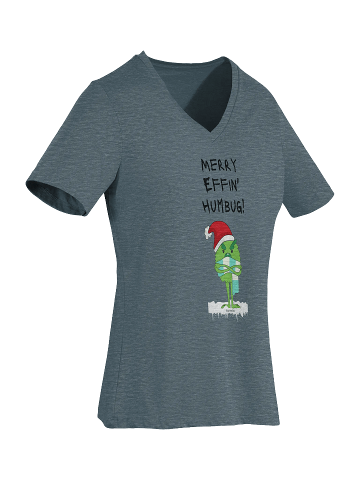 Less Merry Humbug - Women's V-Neck Tee product image (2)