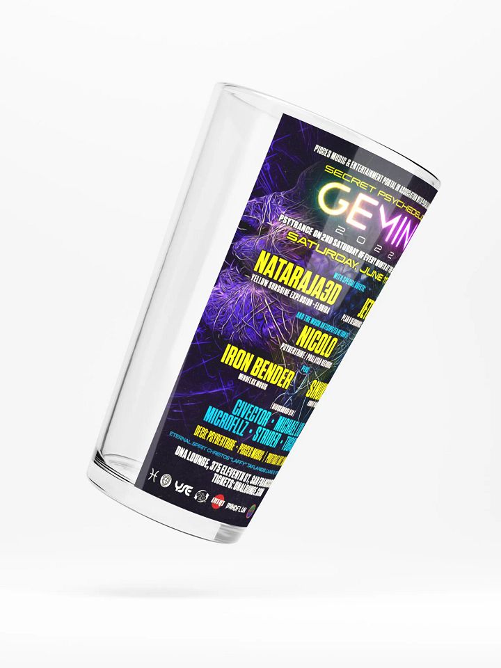 Gemini 2022 Shaker Pint Glass product image (2)