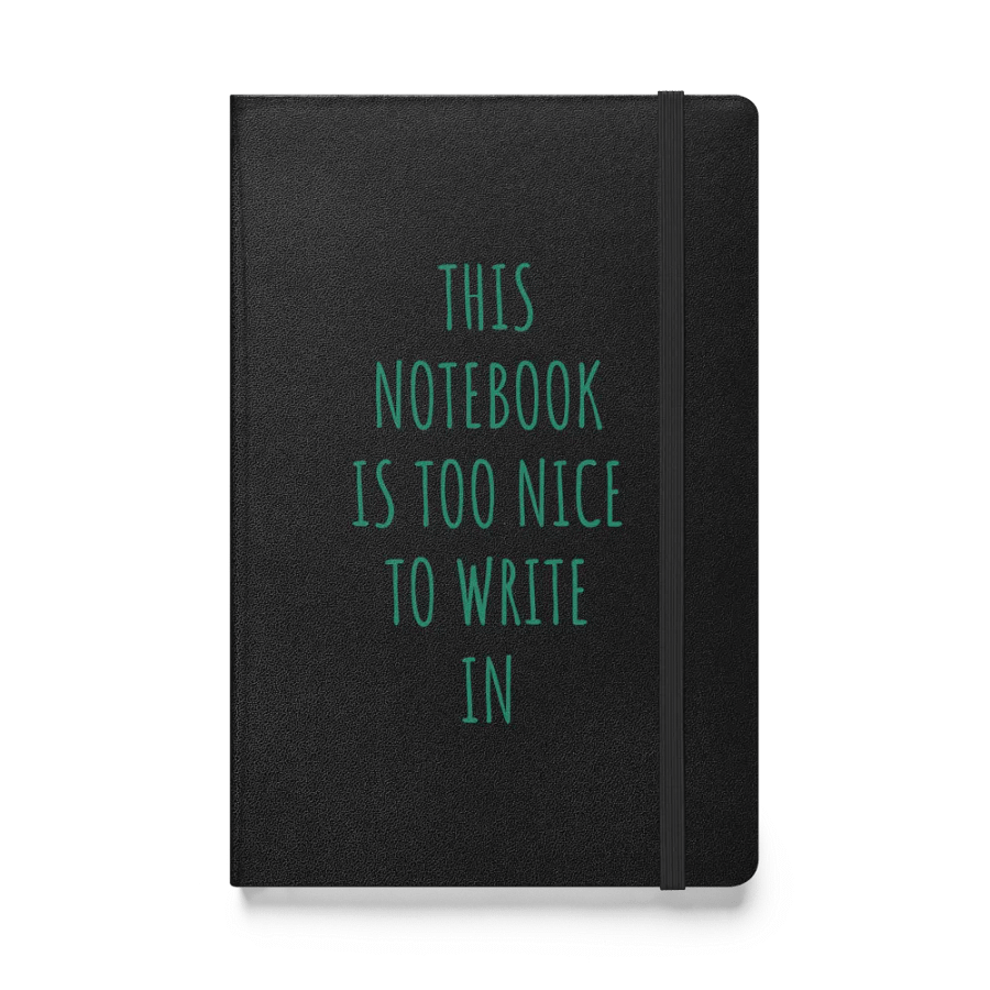 This Notebook is Too Nice to Write In (Ruled, not that it matters because you're not going to use it) product image (1)