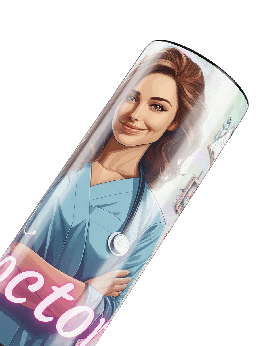 Doctor 20 oz Skinny Stainless Steel Tumbler - v1 product image (6)