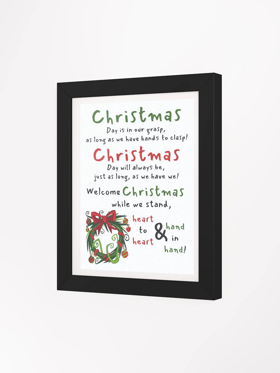 Welcome Christmas Heart to Heart Wall Art product image (44)
