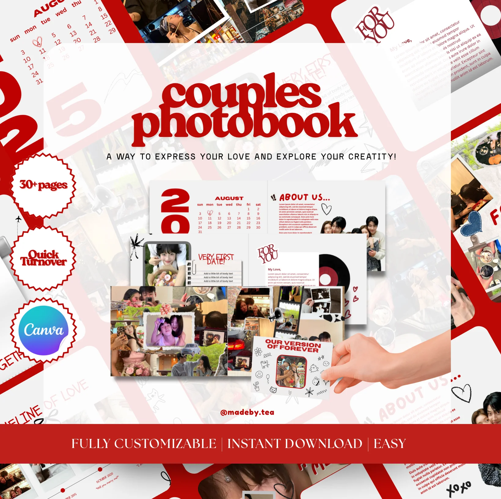 Photobook Template for Couples product image (1)