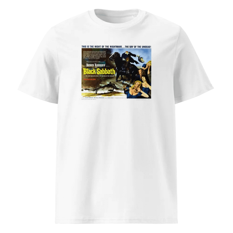 THE HORROR MOVIE Black Sabbath a man without head shirt product image (1)