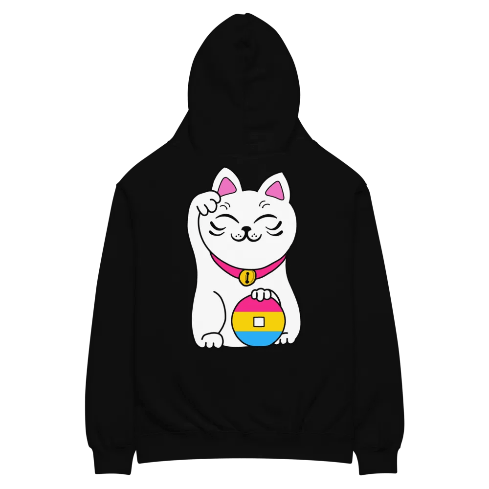Maneki neko pansexual pride hoodie product image (8)