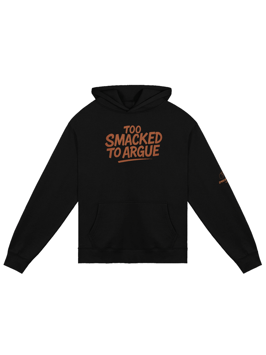 Too Smacked to Argue – Orange Alien in Ski Mask Oversized Unisex Hoodie product image (3)