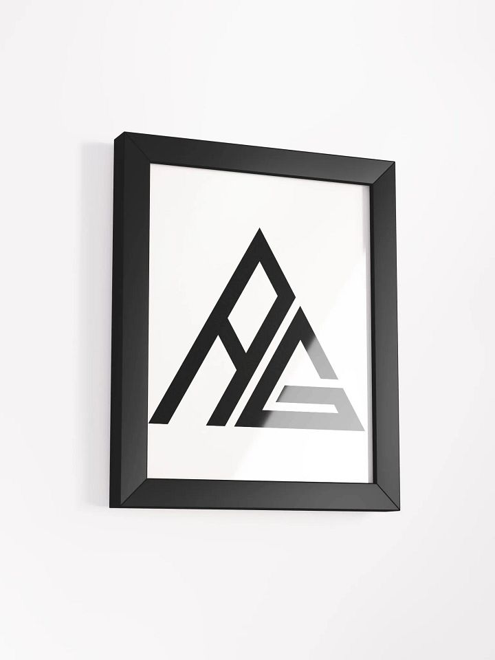 AG Signature Logo Framed Print product image (5)