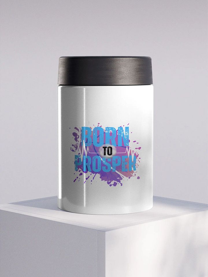 Create Greatness + Born to Prosper Splash His Silhouette Stainless Steel Koozie product image (1)