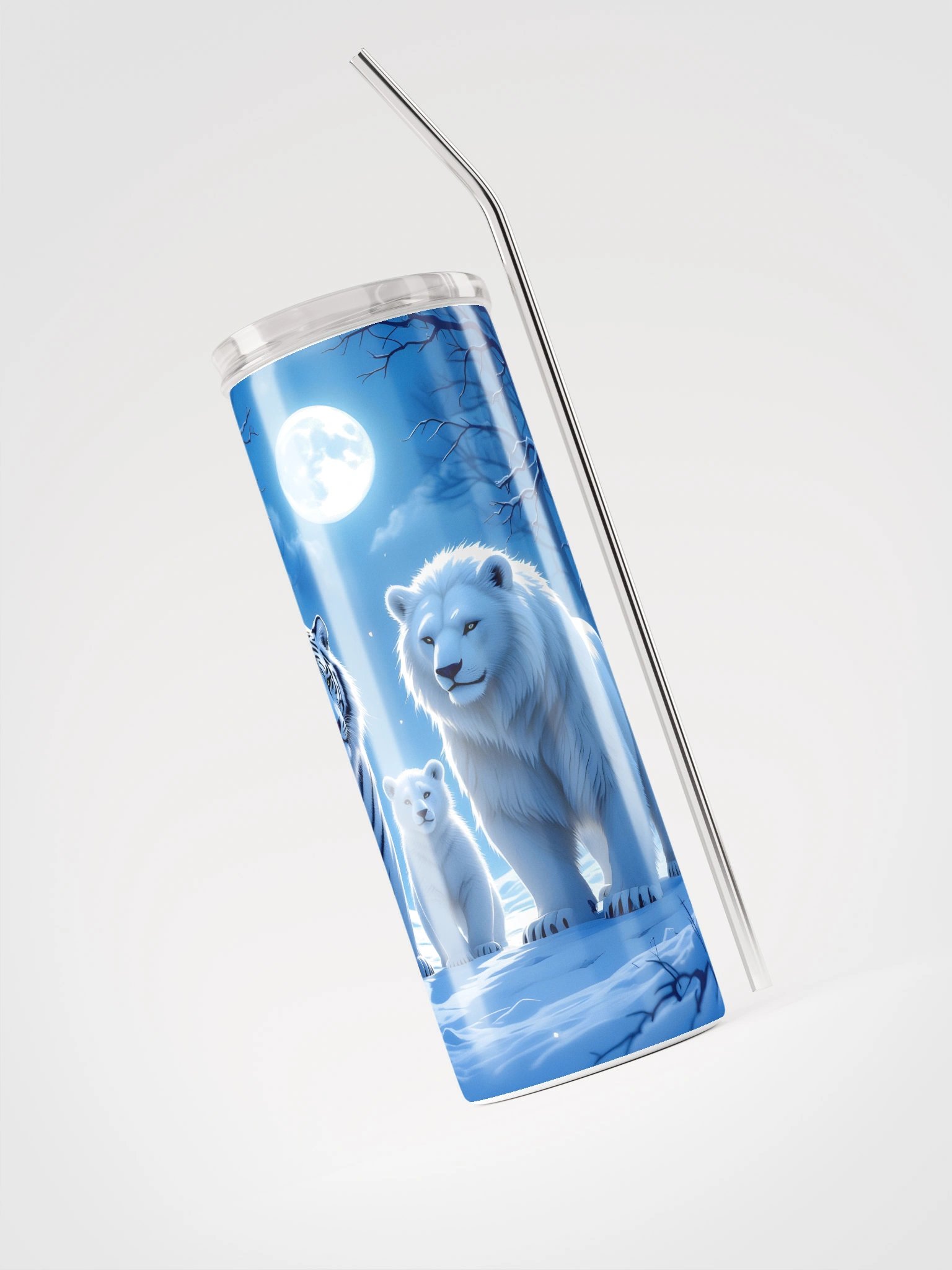 Moonlit Wildlife Stainless Steel Tumbler product image (3)