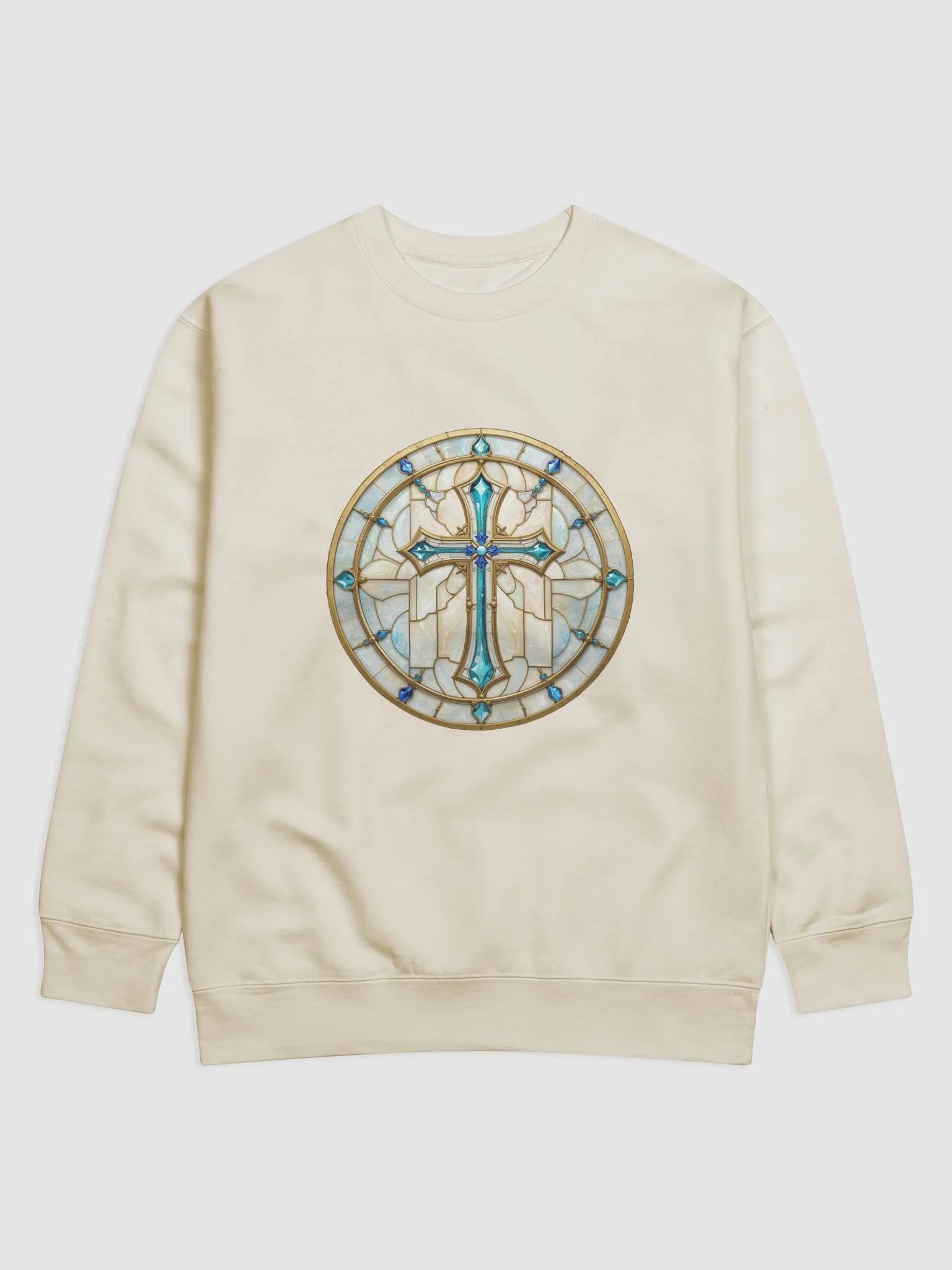 Sacred Serenity Stained Glass Sweatshirt product image (3)