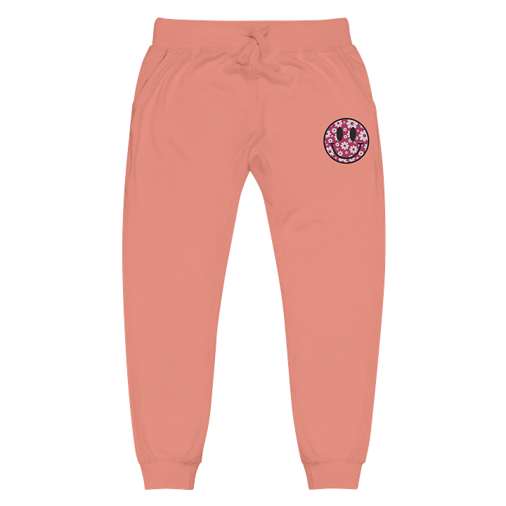 Floral Smiley Fleece Joggers product image (1)